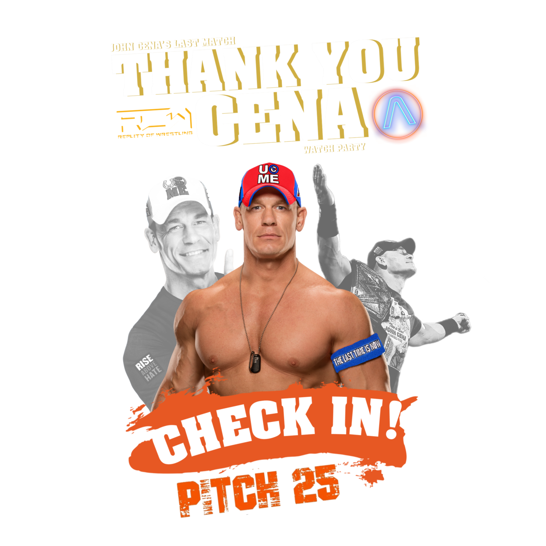 John Cena Watch Party Check in