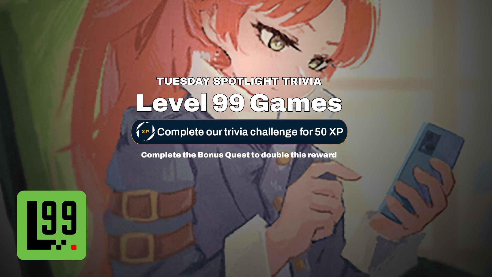 Level 99 Games: Tuesday Spotlight Trivia
