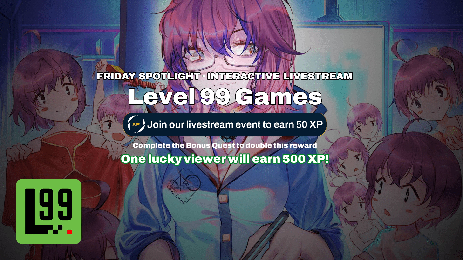 Level 99 Games: Friday Spotlight - Interactive Livestream