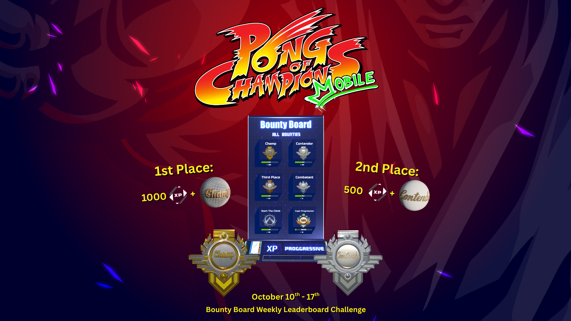 Bounty Board Weekly Leaderboard Challenge - October 10th - 17th