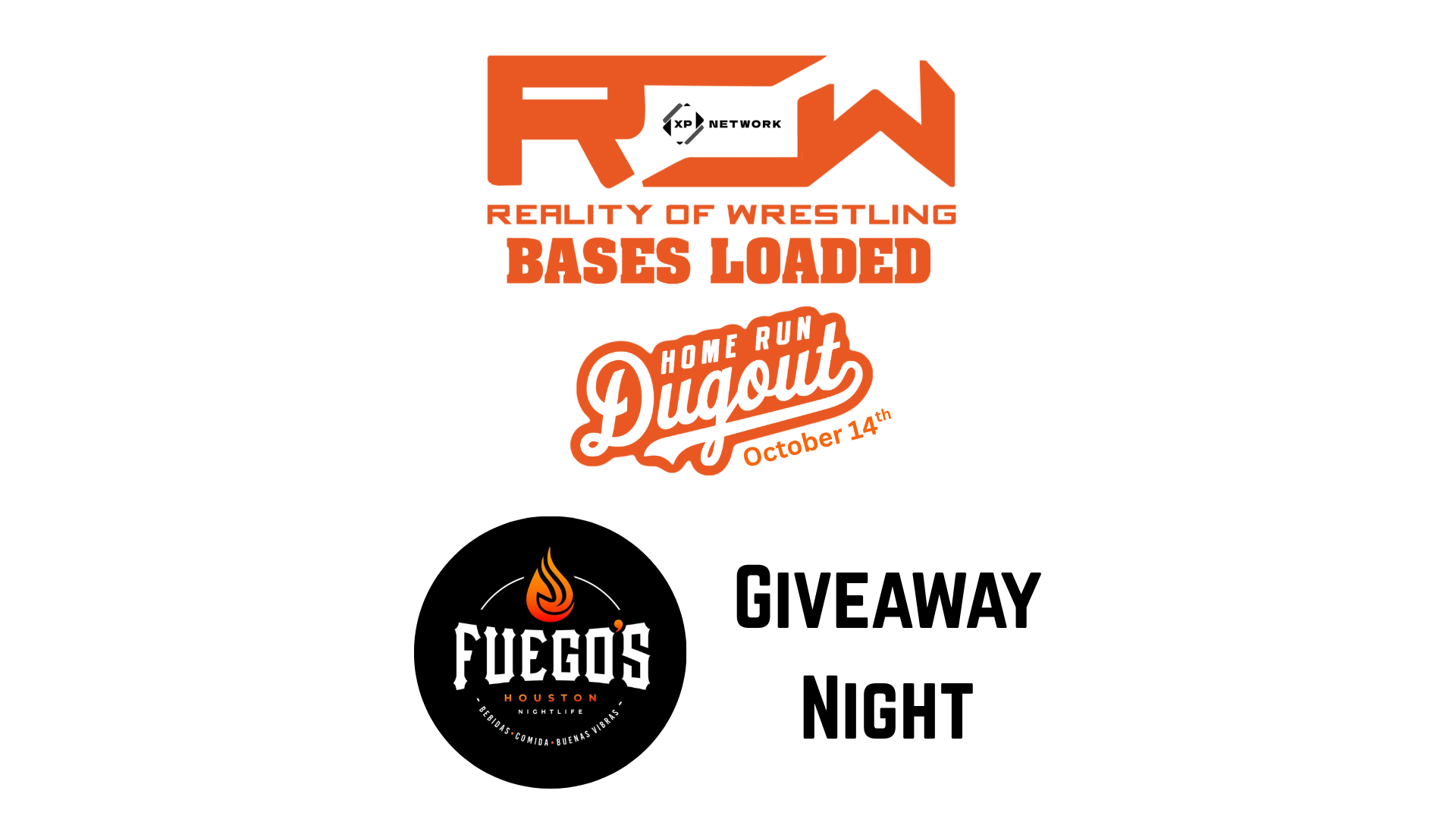 Fuego’s Bases Loaded Giveaway Night – October 14th