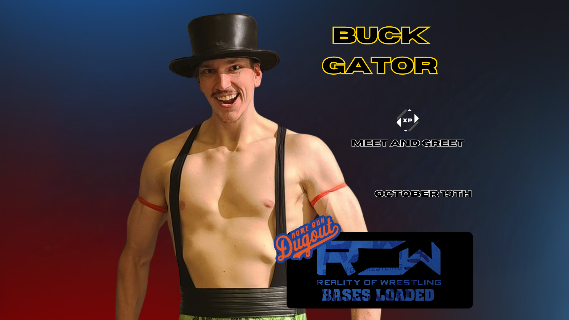 Bases Loaded Meet & Greet with Buck Gator