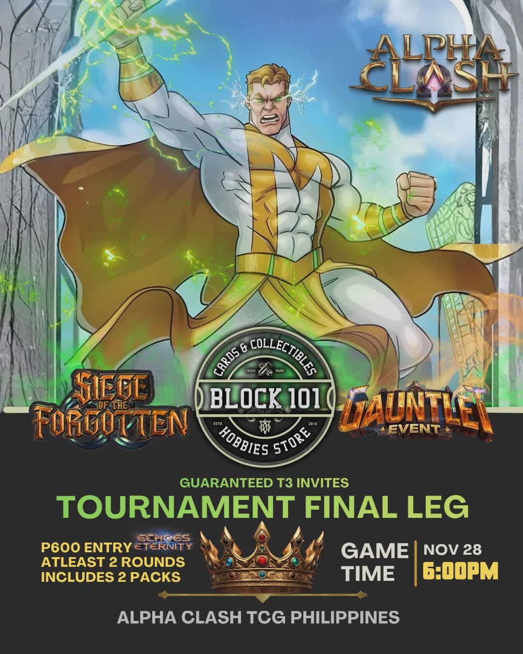 PVE GAUNTLET FRIDAYS - Season 1 Last Leg (Block 101 Hobbies Store)