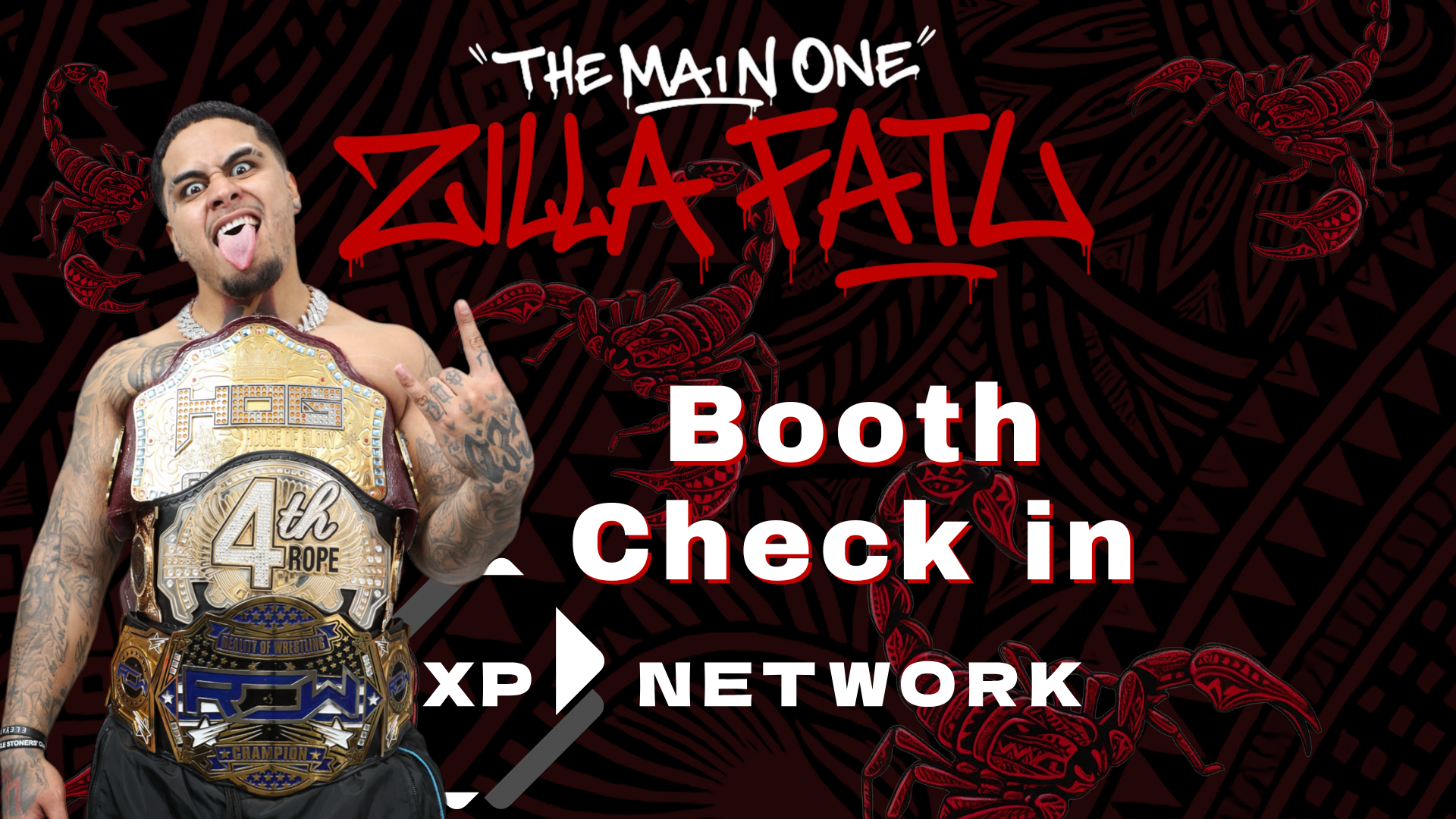 Zilla Fatu Booth Check In