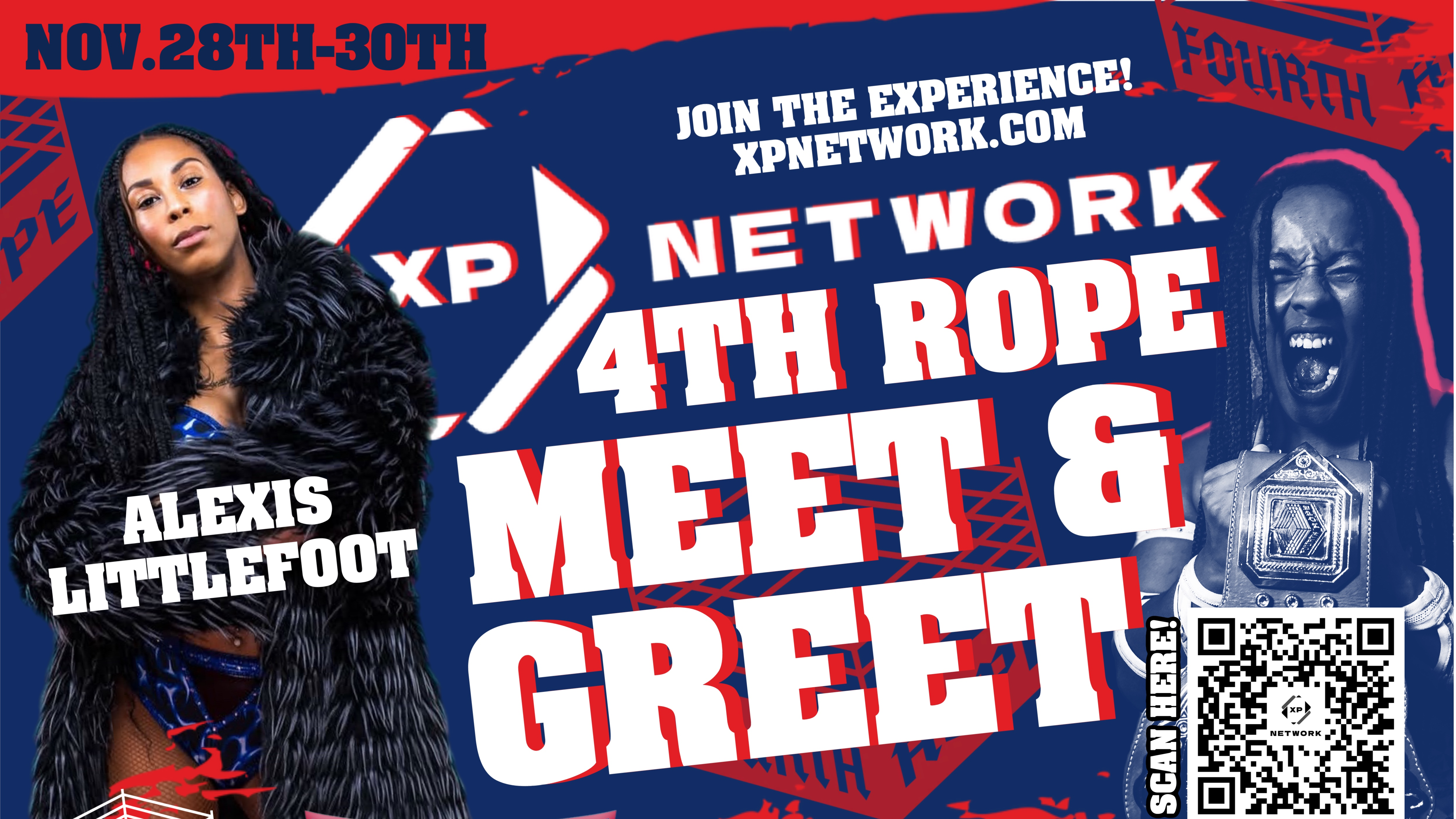 XP Booth: 4th Rope Meet & Greet Alexis Little Foot