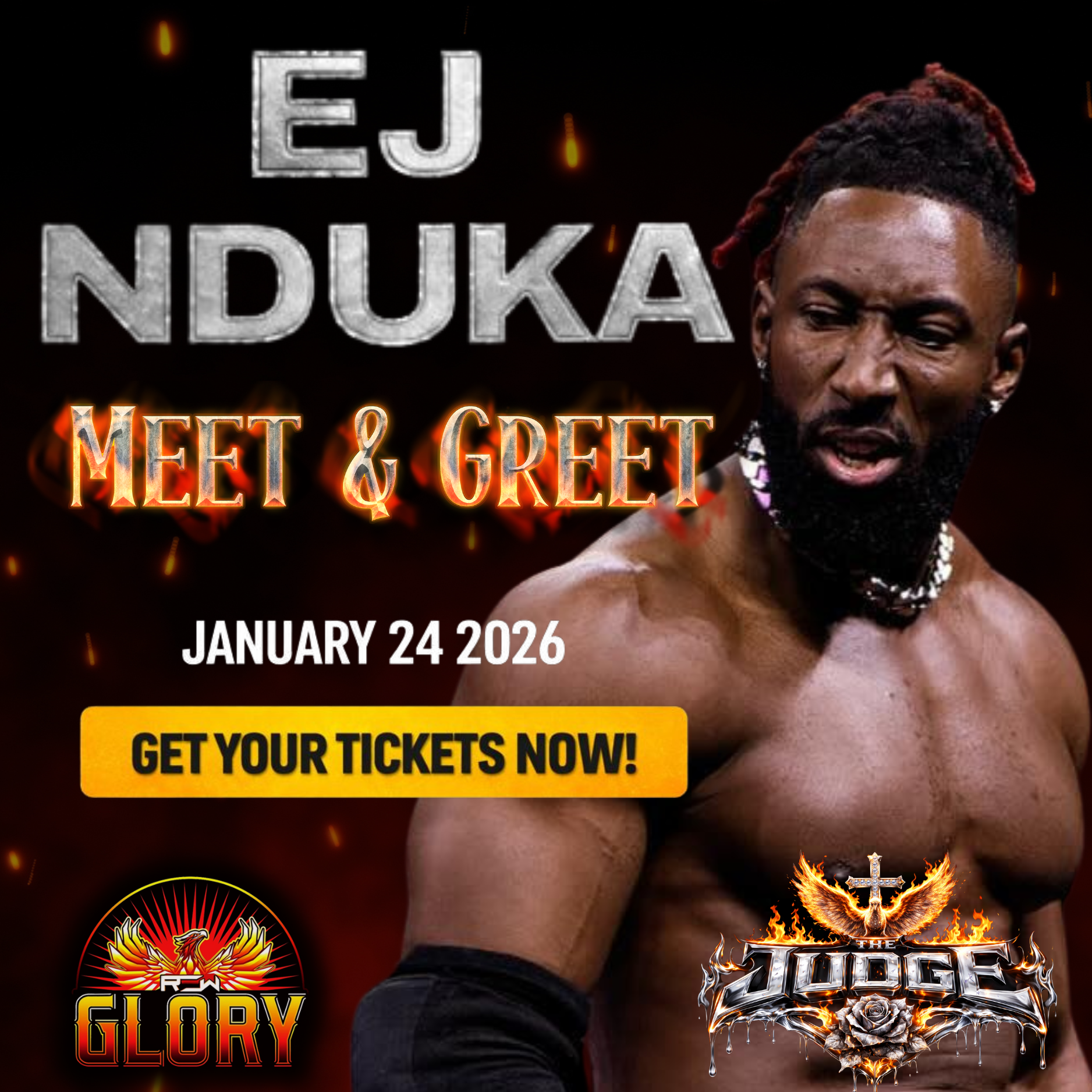 EJ Nduka Meet & Greet - ROW: Glory January 24, 2026