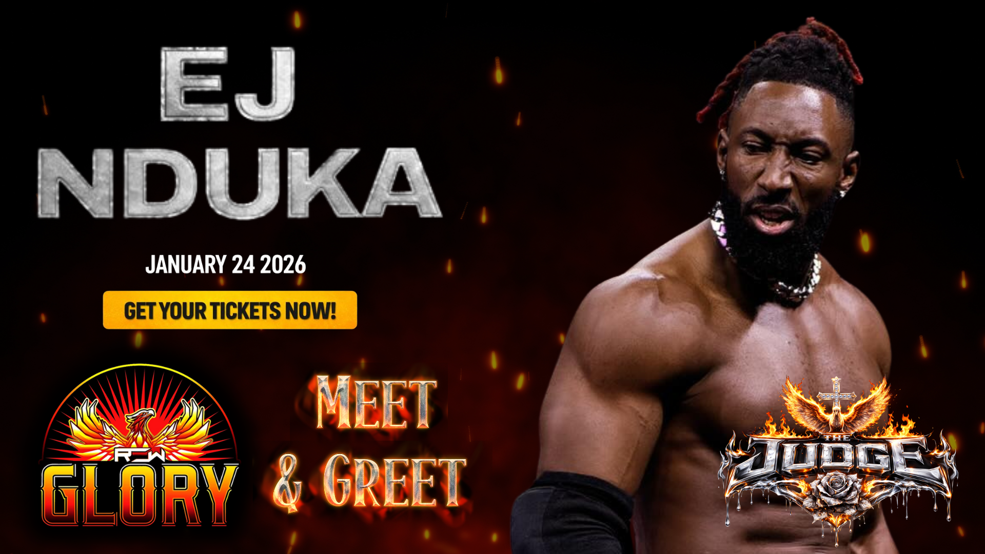 EJ Nduka Meet & Greet - ROW: Glory January 24, 2026