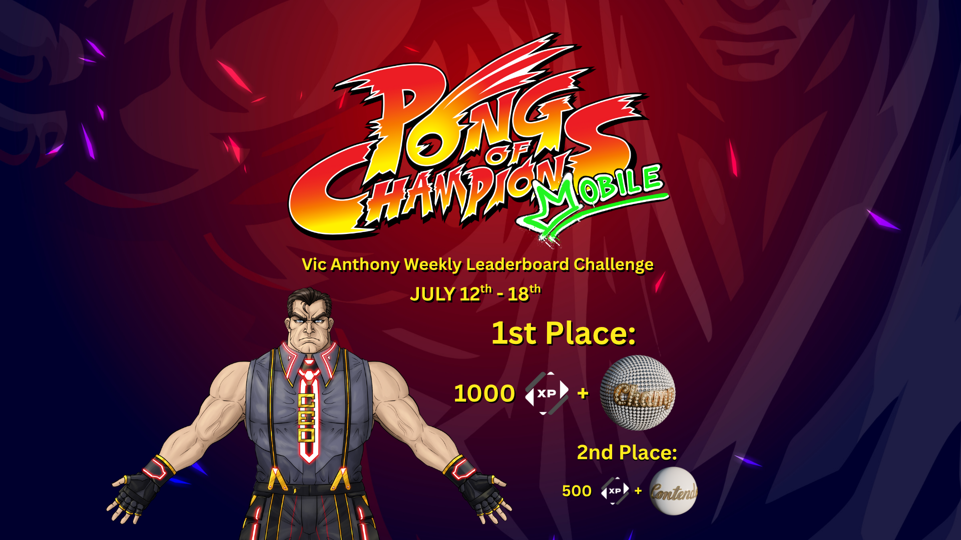 Vic Anthony Leaderboard Challenge  -  July 12th–18th