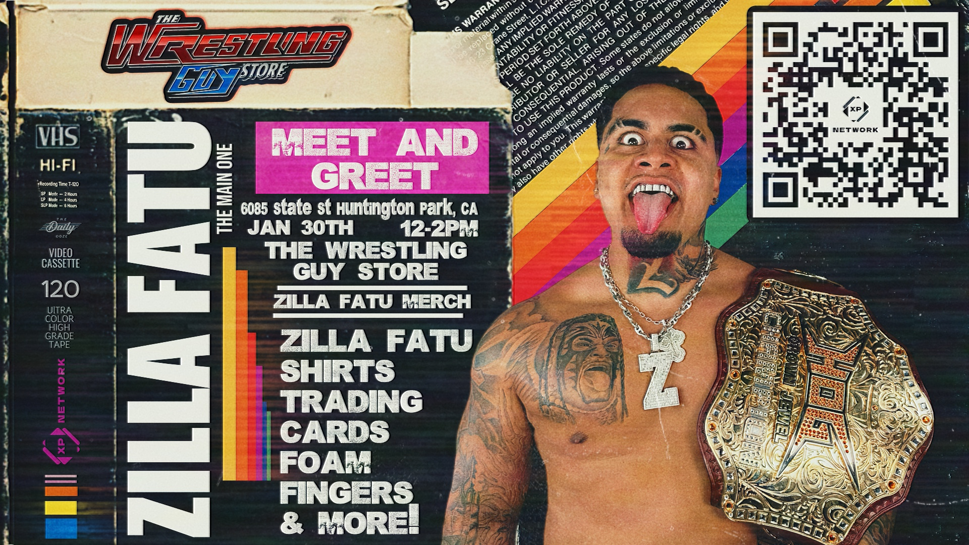 The Wrestling Guy Store Meet & Greet with Zilla Fatu