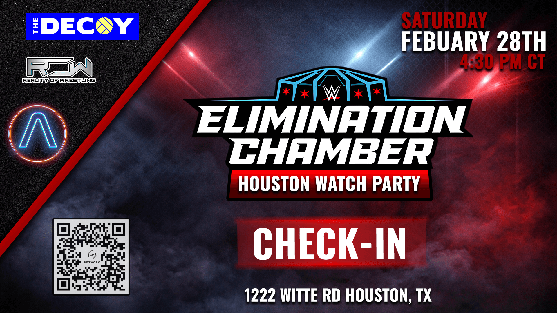 Elimination Chamber Watch Party Check-In