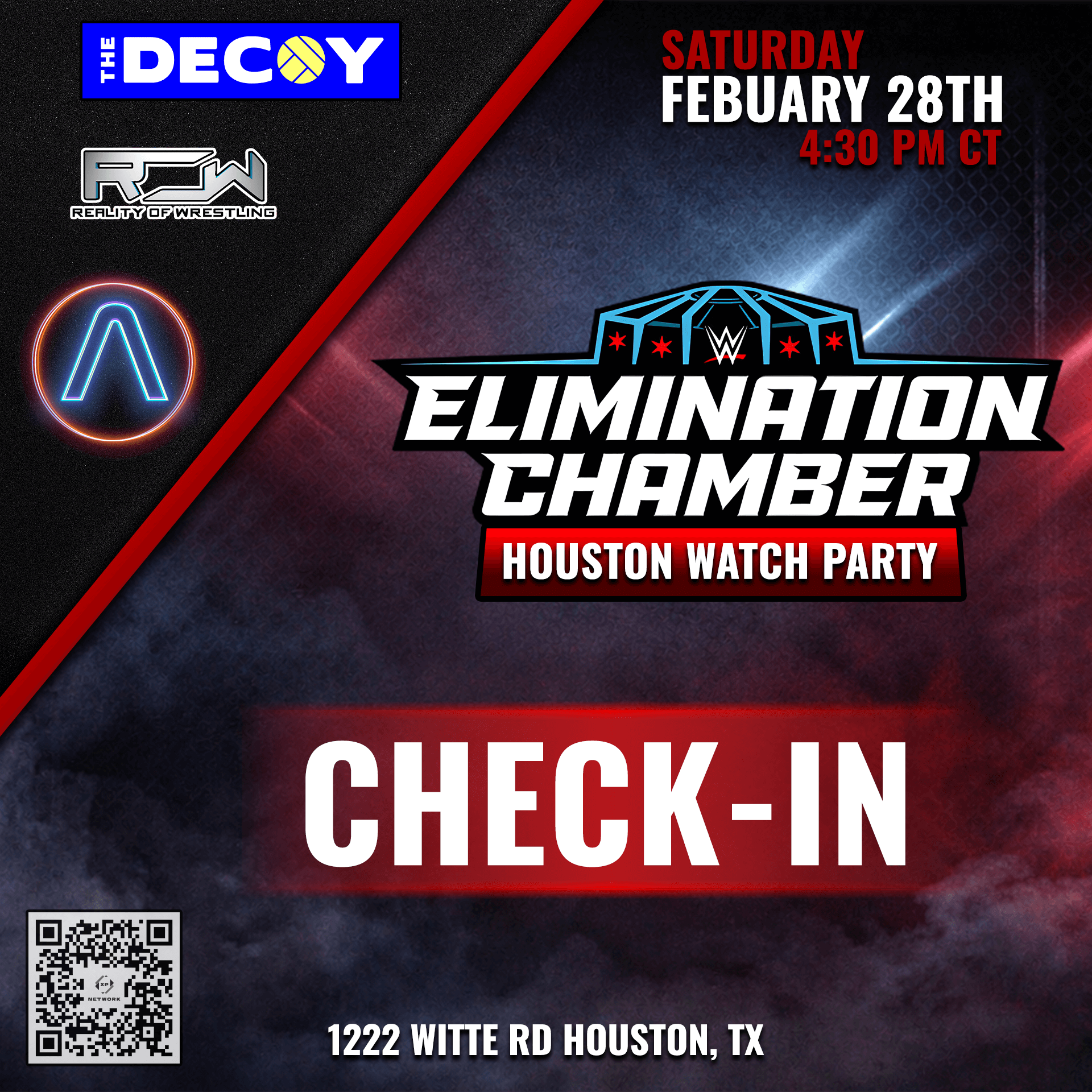 Elimination Chamber Watch Party Check-In