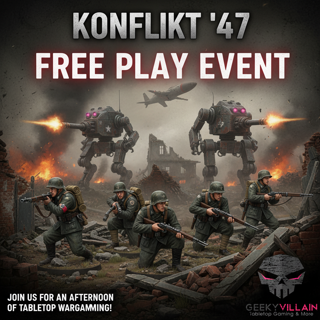 Konflikt '47 Free Play at Geeky Villain