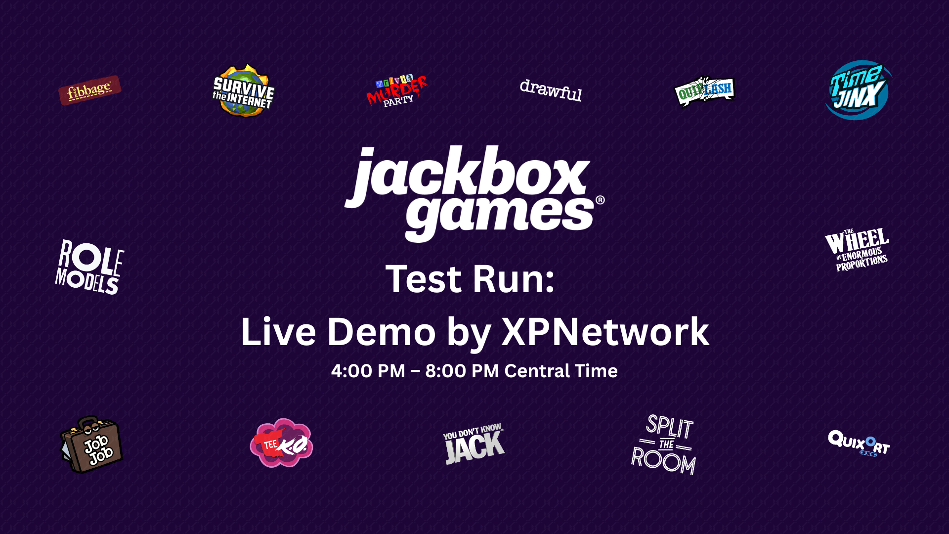 Jackbox Test Run: Live Demo by XPNetwork